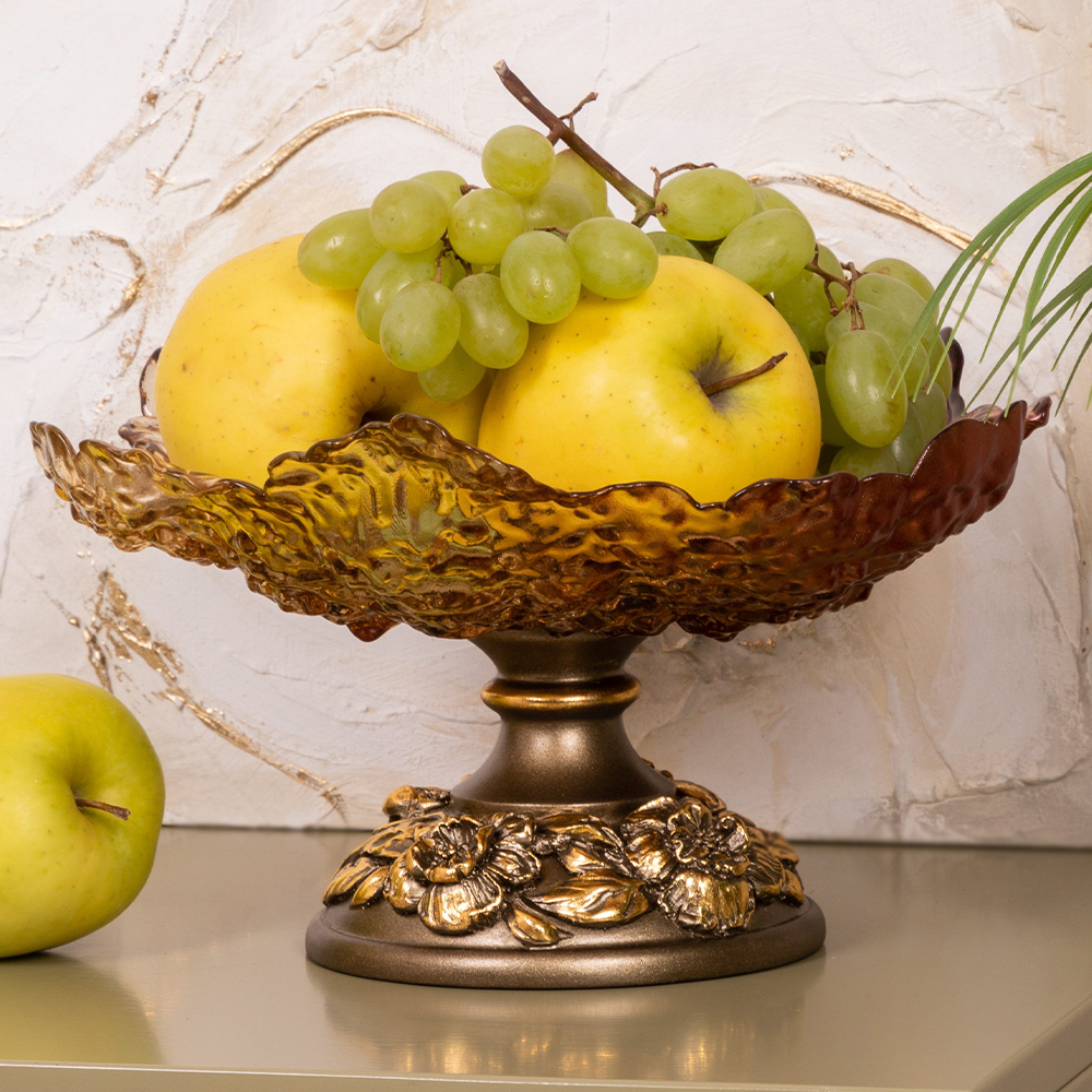  Фруктовница-конфетница Лето Бронза
