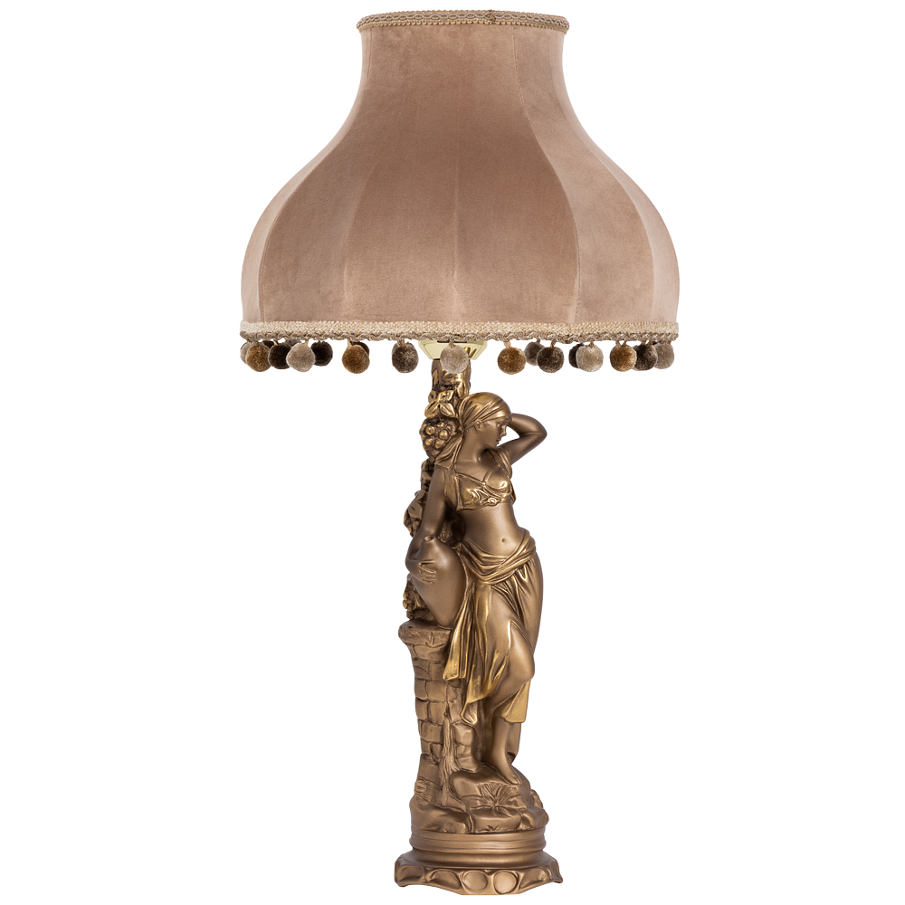 Настольная лампа Девушка с кувшином Классика Капучино