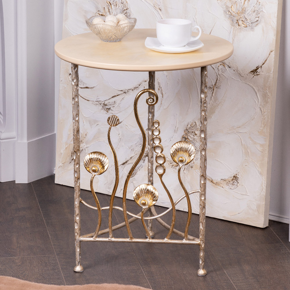  Столик декоративный Блюм Крем Айвори