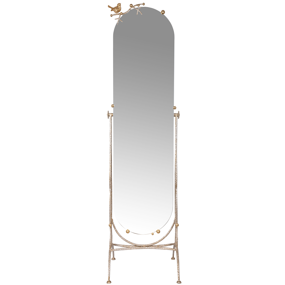 Напольное зеркало Терра Айвори Мраморное золото