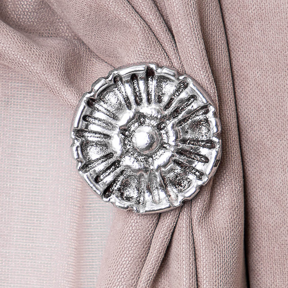  Подхват - держатель для штор Гармония Античное серебро