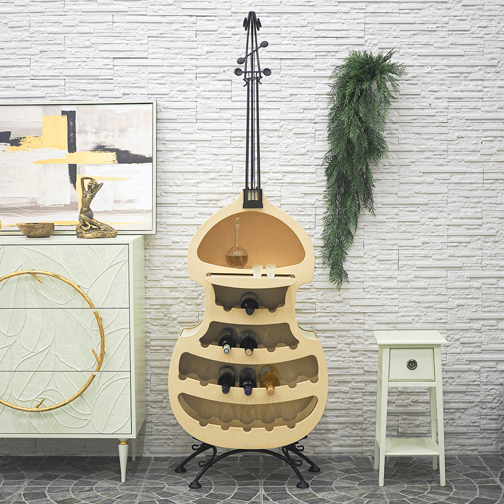  Мини-бар Контрабас 2 Айвори Беж Антик Найт