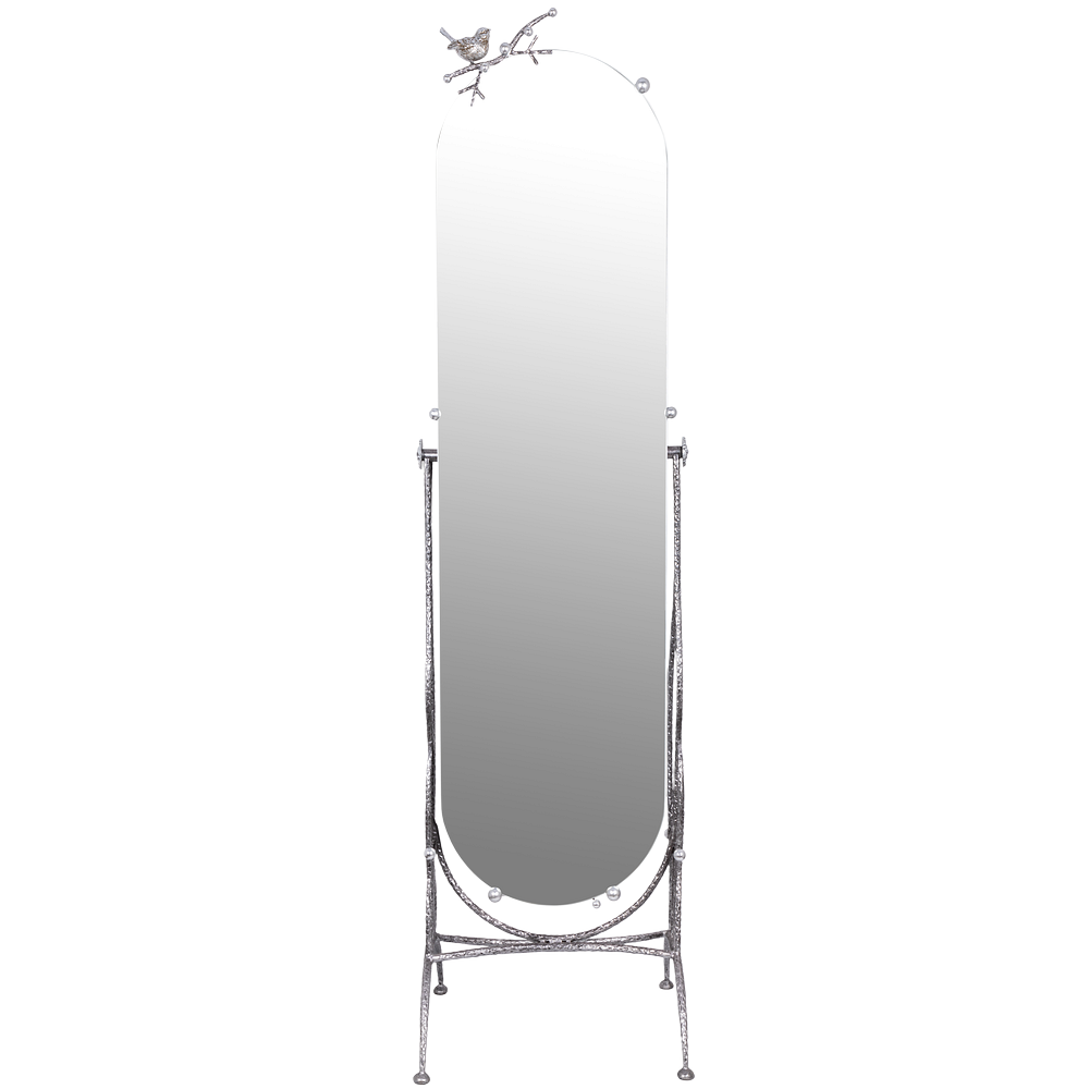 Напольное зеркало Терра Айс Античное серебро