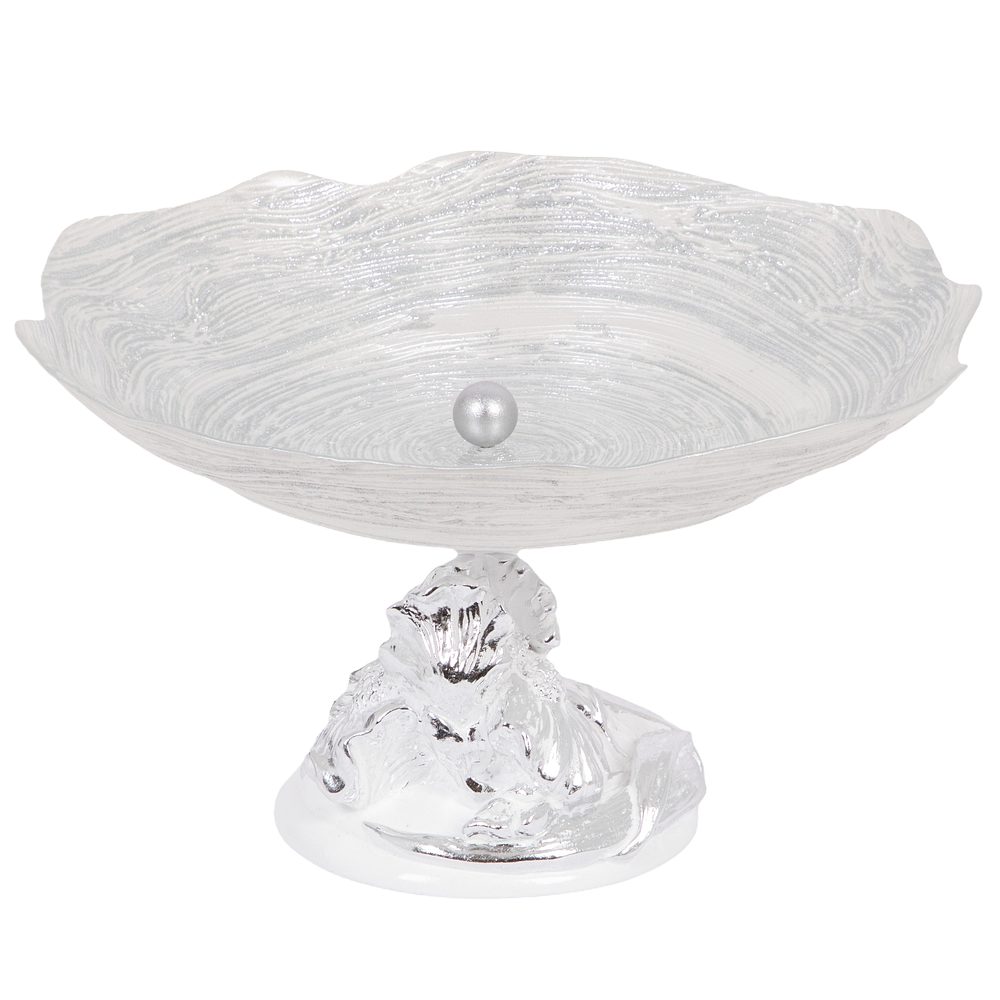 Фруктовница-конфетница Ирис Визир Античное Серебро - img65058