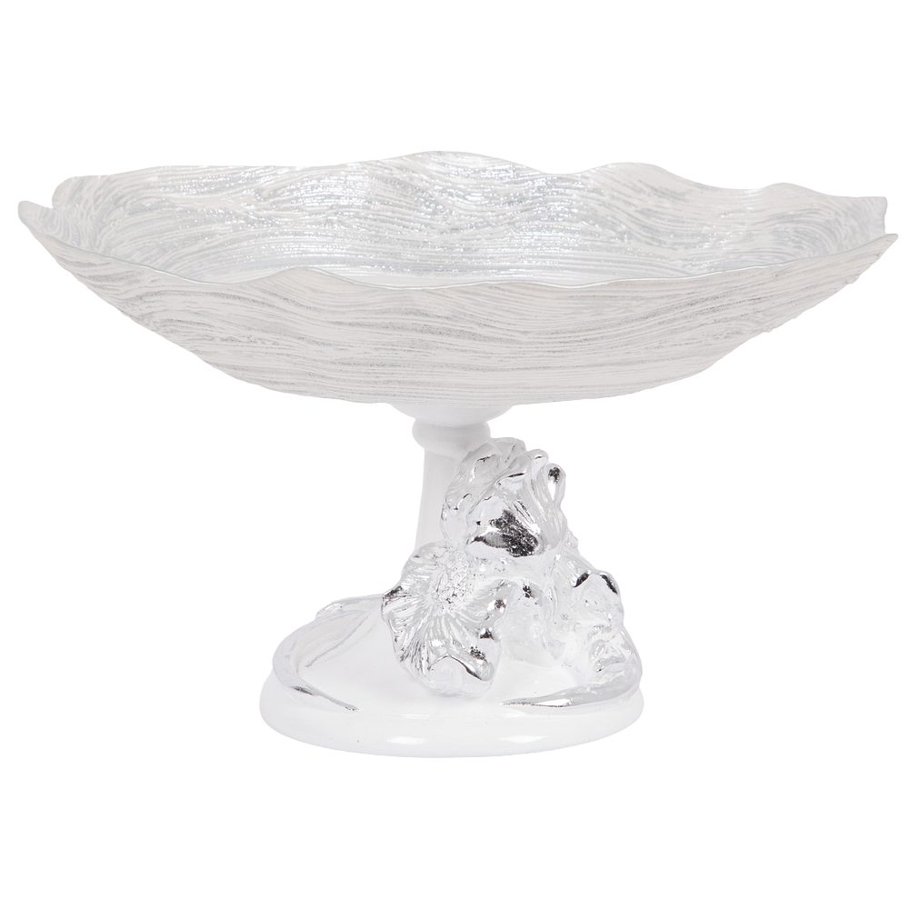 Фруктовница-конфетница Ирис Визир Античное Серебро - img65059