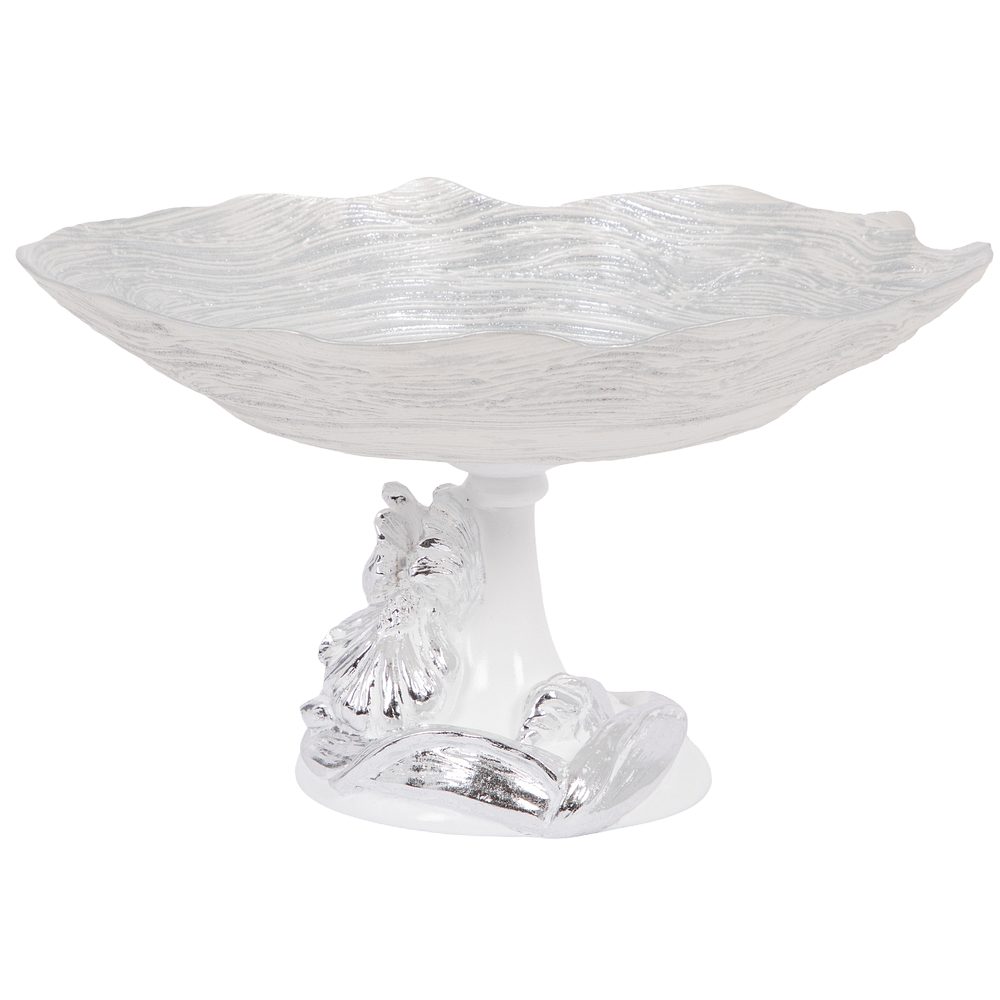 Фруктовница-конфетница Ирис Визир Античное Серебро - img65060