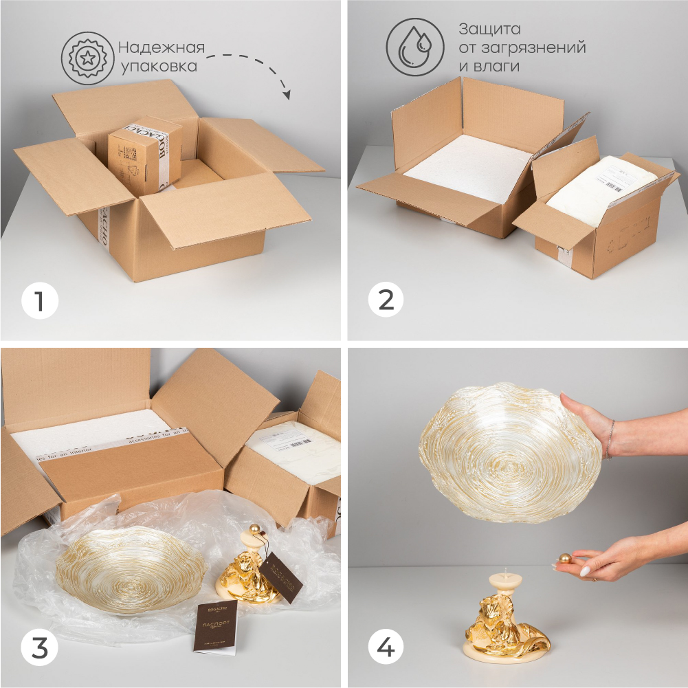 Фруктовница-конфетница Ирис Визир Античное Серебро - img65066