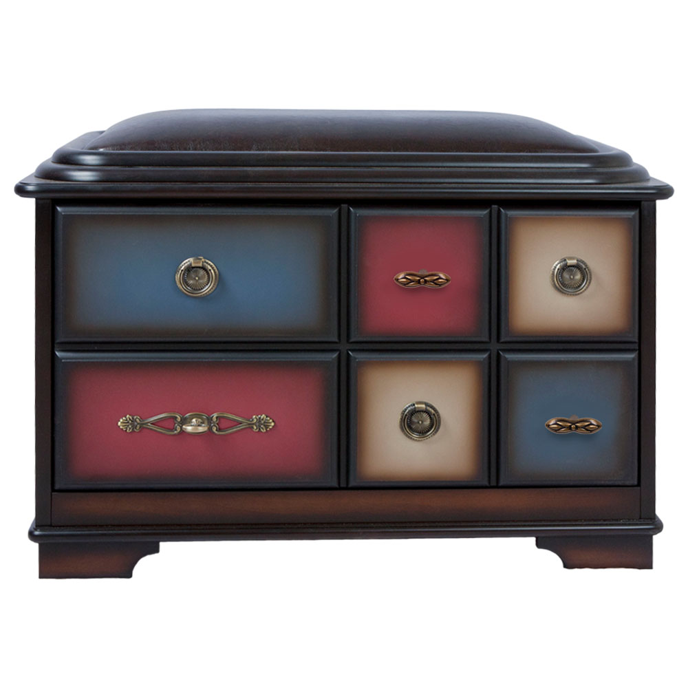  Банкетка Пандора с 1 ящиком mix