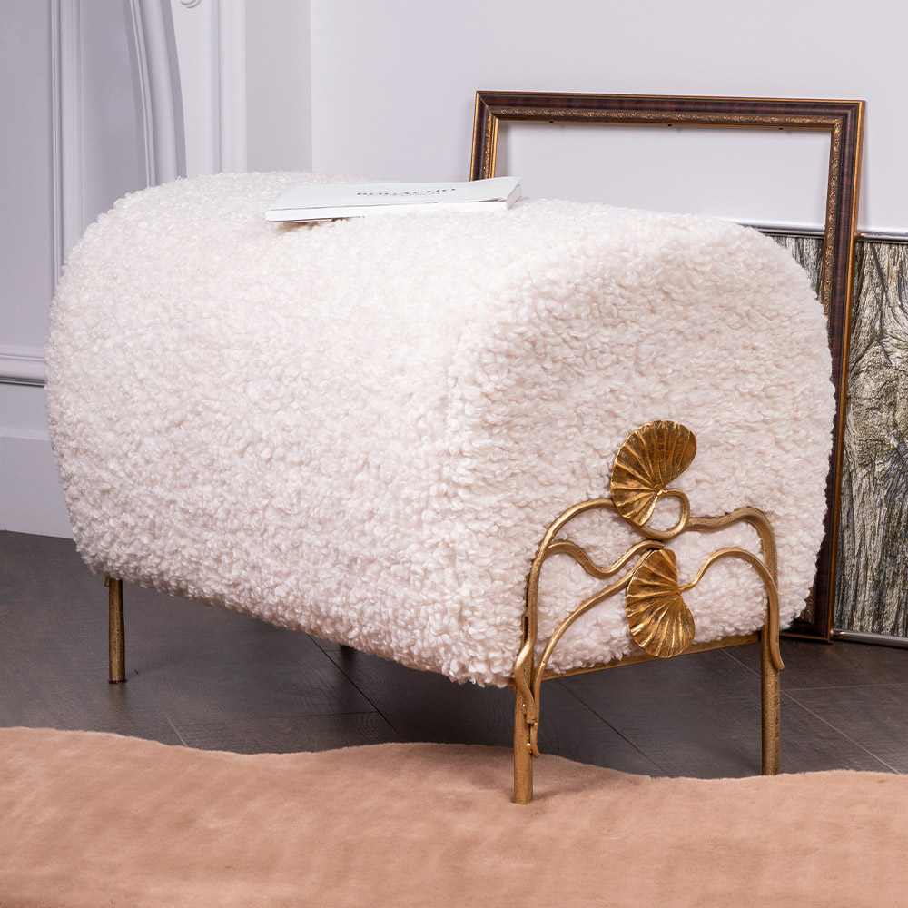  Банкетка Нимфея Какао Бронза