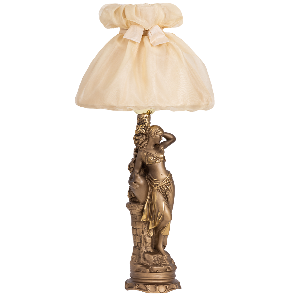 Настольная лампа Девушка с кувшином Мадлен Жемчуг