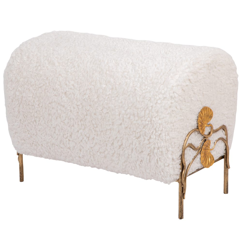 Банкетка Нимфея Молоко Бронза - img64921