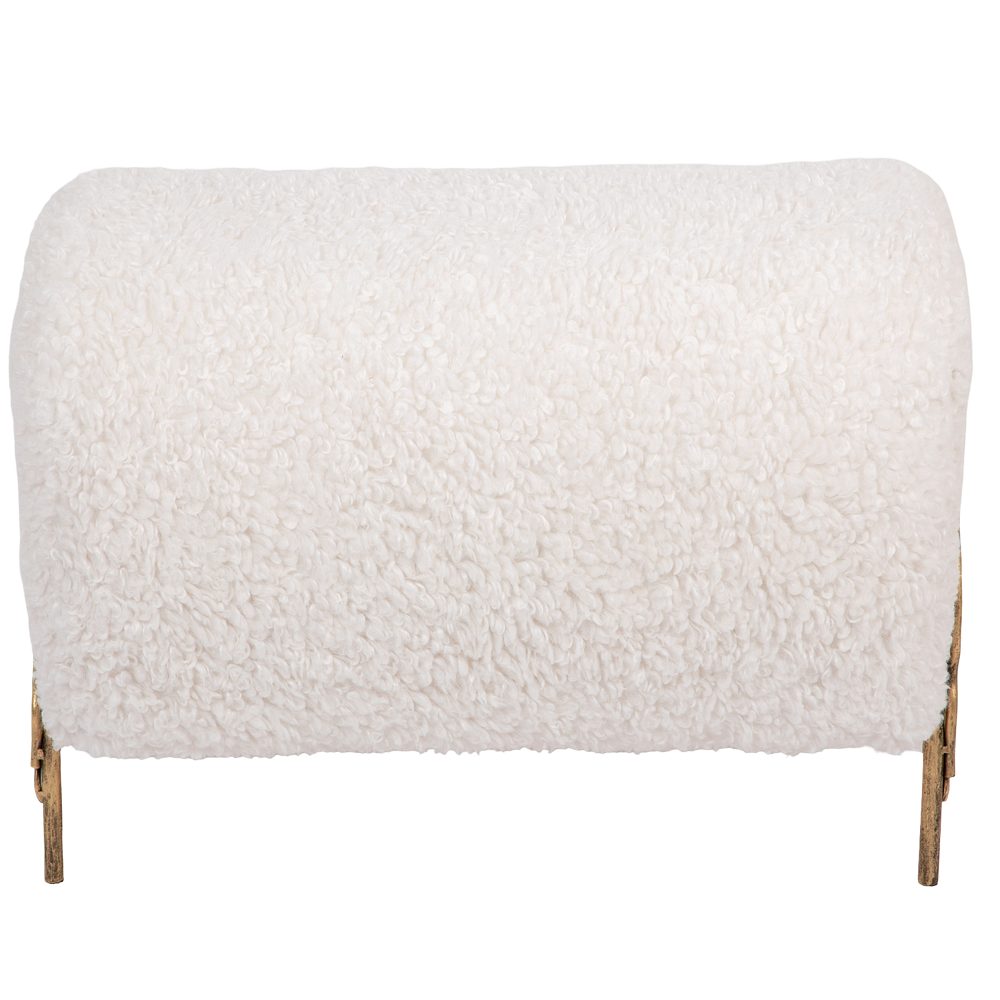 Банкетка Нимфея Молоко Бронза - img64922