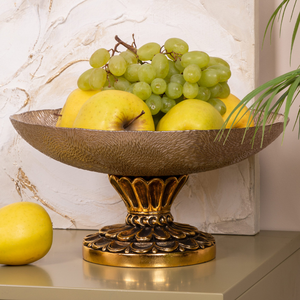  Фруктовница-конфетница Классика Бронза